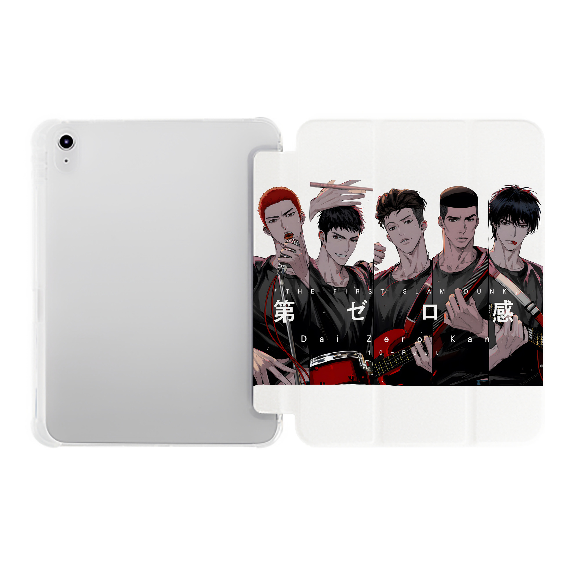 （画像用） SLAM DUNK／スラムダンク IPad ケース ペン収納付き 三つ折りスタンド PUレザー×シリコン 対応機種9.5/10.5/10.9インチ